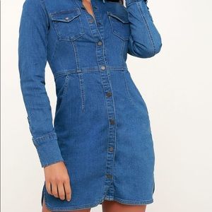 Free People Denim Dress